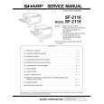 SHARP SF2118 Instrukcja Serwisowa