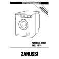 ZANUSSI WDJ1074 Owners Manual