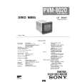 SONY PVM-8020 Instrukcja Serwisowa