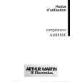 ARTHUR MARTIN ELECTROLUX AU0550C2 Owners Manual