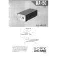 SONY HA-50 Service Manual