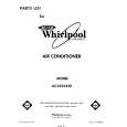 WHIRLPOOL AC1052XS0 Parts Catalog
