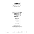 ZANUSSI ZWD1271 Owners Manual
