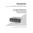 PANASONIC CQR805EUC Owners Manual