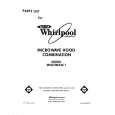 WHIRLPOOL MH6700XW1 Catálogo de piezas