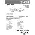 SONY XR7300 Service Manual
