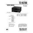 SONY TC-H3700 Service Manual