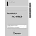 PIONEER AVD-W6000 Owners Manual
