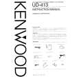 KENWOOD UD413 Owners Manual