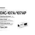 SONY DXC-107A Owners Manual