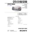 SONY CFDS200 Instrukcja Serwisowa