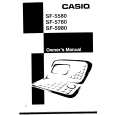 CASIO SF5580 Owners Manual