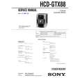 SONY HCD-GTX88 Instrukcja Serwisowa
