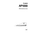 CANON AP1000 Owners Manual