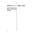 ELEKTRA BREGENZ KDC1651 Owners Manual