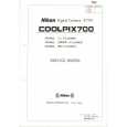 NIKON COOLPIX700 Service Manual