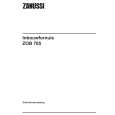 ZANUSSI ZOB765X Owners Manual