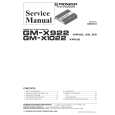 PIONEER GMX922 X1E/UC ES E Service Manual