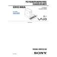 SONY PCVRX450 Manual de Servicio