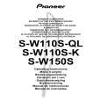 PIONEER S-W110S-QL Instrukcja Obsługi