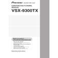 PIONEER VSX-9300TX/KUXJ/CA Instrukcja Obsługi
