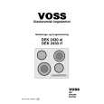 VOSS-ELECTROLUX DEK2430-AL VOSS/HIC- Owners Manual