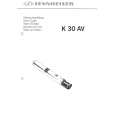 SENNHEISER K 30 AV Owners Manual