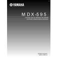 YAMAHA MDX-595 Manual de Usuario