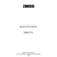 ZANUSSI ZBM972ALU Owners Manual