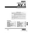 YAMAHA TCD-AV1 Service Manual