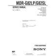 SONY MDR-G82SL Parts Catalog