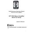 EDEN WT-550 Manual de Usuario