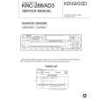 KENWOOD KRC288AD3 Service Manual