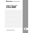PIONEER CDJ-800/KUCXJ Owners Manual