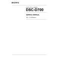 SONY DSC-D700 VOLUME 2 Instrukcja Serwisowa