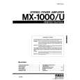 YAMAHA MX1000 Service Manual