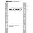 PIONEER AVH-7600DVD Instrukcja Serwisowa