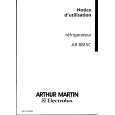 ARTHUR MARTIN ELECTROLUX AR8893C Owners Manual