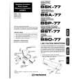 PIONEER BSK-77/E Owners Manual