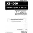 TOSHIBA XB-1000 Owners Manual