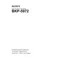 SONY BKP-5972 Service Manual