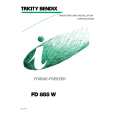 TRICITY BENDIX FD855W Instrukcja Obsługi
