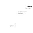 ZANKER ZKK3121 307.564 Owners Manual