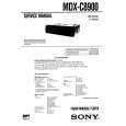 SONY MDXC8900 Instrukcja Serwisowa