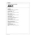 SONY AN-1 Owners Manual