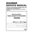 SYLVANIA SSD800 Service Manual