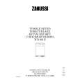 ZANUSSI TCS605E Owners Manual
