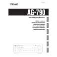 TEAC AG-790 Owners Manual