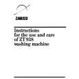 ZANUSSI ZT938 Owners Manual