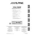 ALPINE CDA7865R Owners Manual
